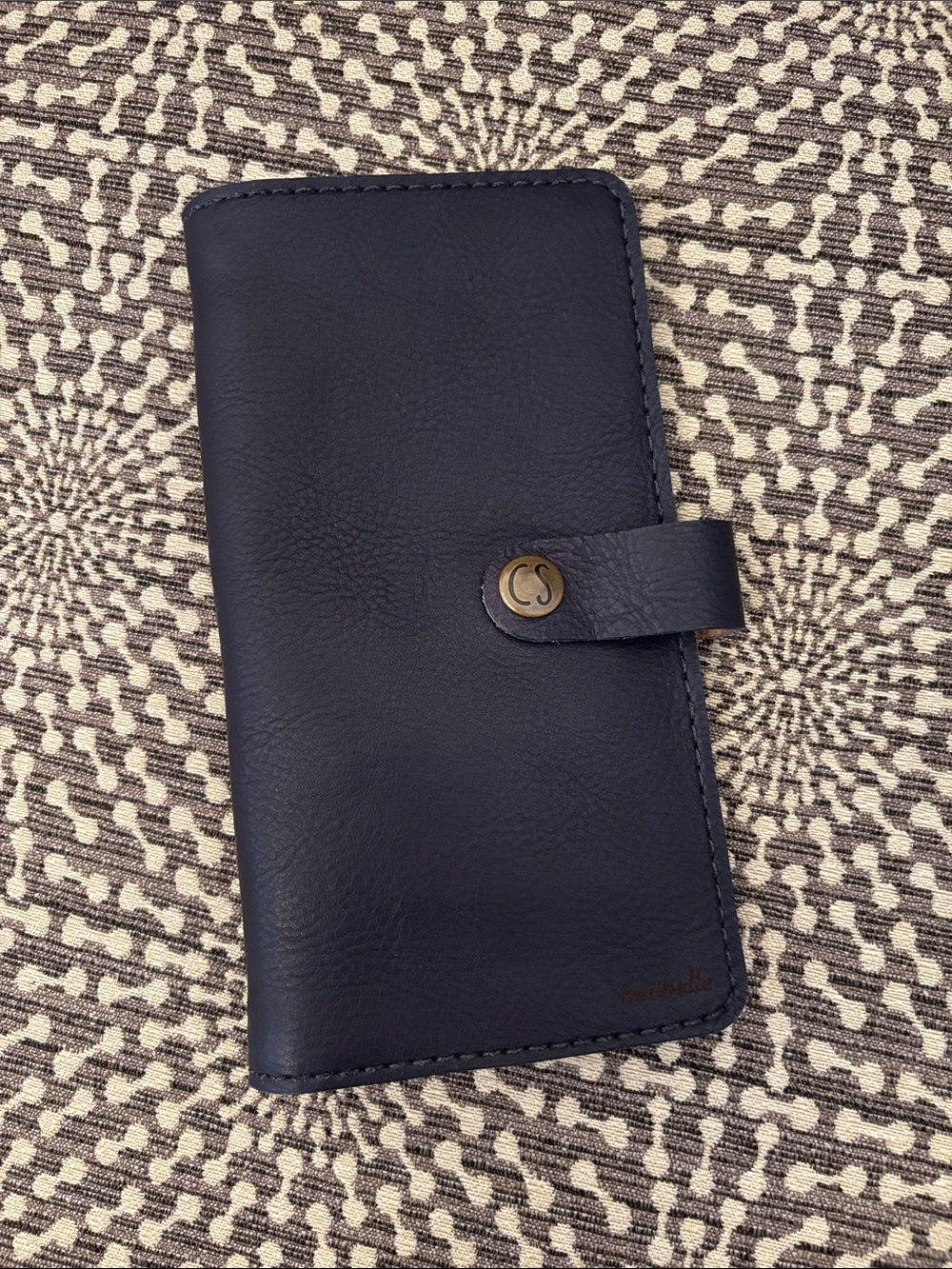 Chic Sparrow Hobonichi Weeks Leather Cover  Blue Travelers Notebook